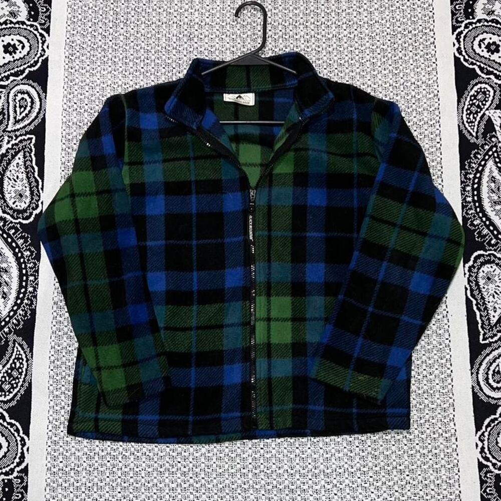 90s Black Mountain Fleece Coat